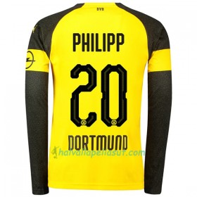 Jalkapallo Pelipaidat Borussia Dortmund Philipp 20 Kotipaita 2018-2019 Pitkähihainen